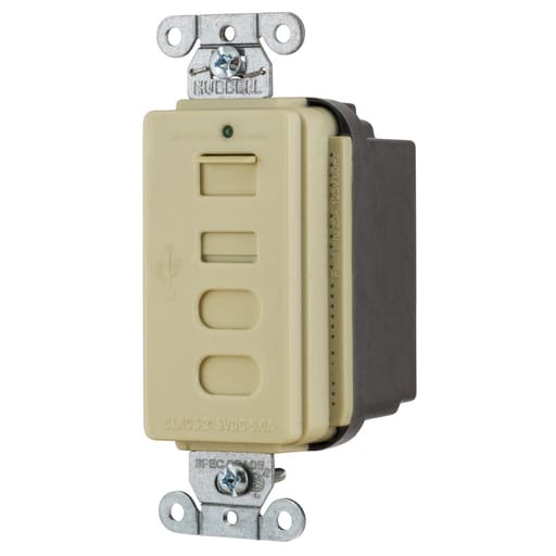 Hubbell Wiring Device - HWDK USB4ACI USB CHRGR 4 PORT 5AMP