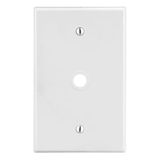 Hubbell Wiring Device - HWDK P11W WALLPLATE, 1-G, .406" OPN