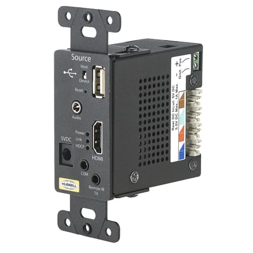 Hubbell Wiring Device - HPW ISFHDT4BK DECORATOR,4KAV,USB,11