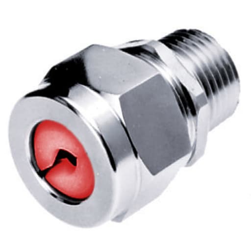 Hubbell Wiring Device - Hubbell SHC1021ZP 1/2 Inch Male Threaded 0.19 to 0.25 Inch Zinc Plated Steel Straight Cord Connector