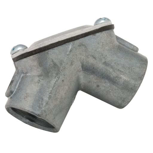 Raco Manufacturing - Raco 2653 3/4" 90deg Rigid/IMC Handy Pulling Elbow, Threaded FxF, Die Cast Zinc