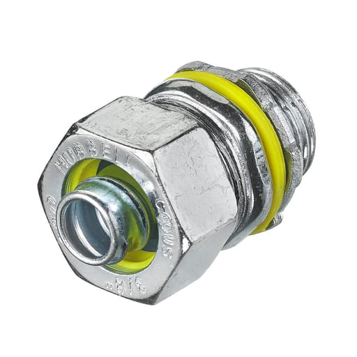 Hubbell Wiring Device - HCI H038 STR MALE L/T CONN, 3/8", S