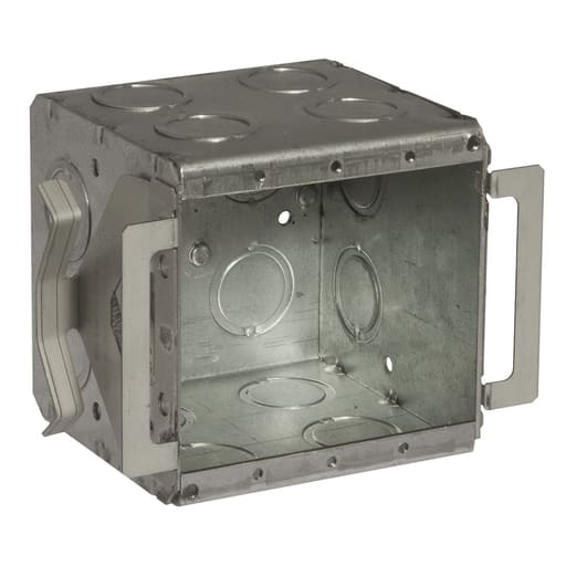 Raco Manufacturing - Raco 696B 2-Gang Block-Loc Masonry Box, 3-1/2" Deep, Steel