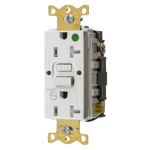 Hubbell Wiring Device - HWDK GFTRST83WB 20A COMM HG SELF TE