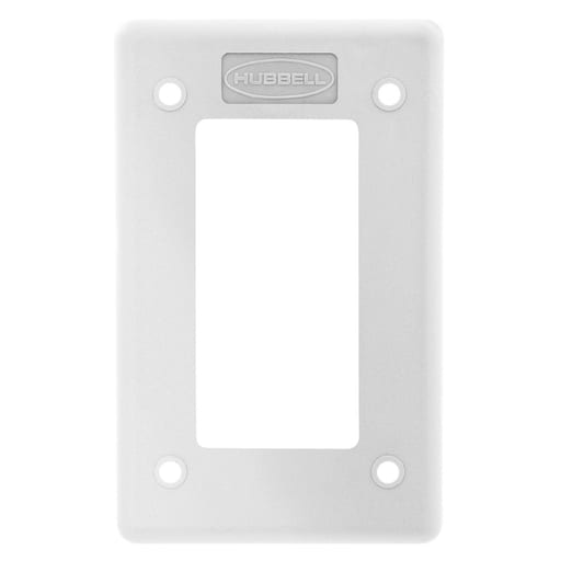 Hubbell Wiring Device - HCI HBLP26FSL POB COVER PLATE, GFCI