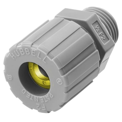 Hubbell Wiring Device - Hubbell SHC1041CRCORDCON, STR ML, .63-.75", 1", NYL