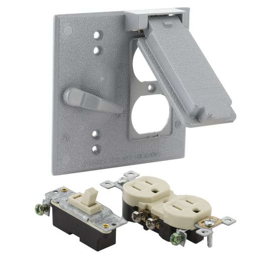 Raco Manufacturing - HCI 5166-0WRTR 2G WP COVER TOGGLE S