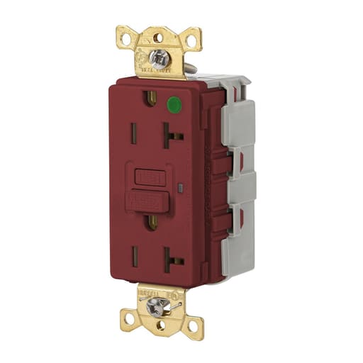 Hubbell Wiring Device - HWDK SNAPGF83R 20A 125VAC COM HG S