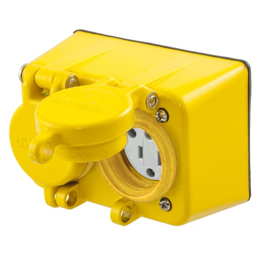 Hubbell Wiring Device - Hubbell HBL60W33D WATERTIGHT 20A/125V, 5-20 DUPLX REC