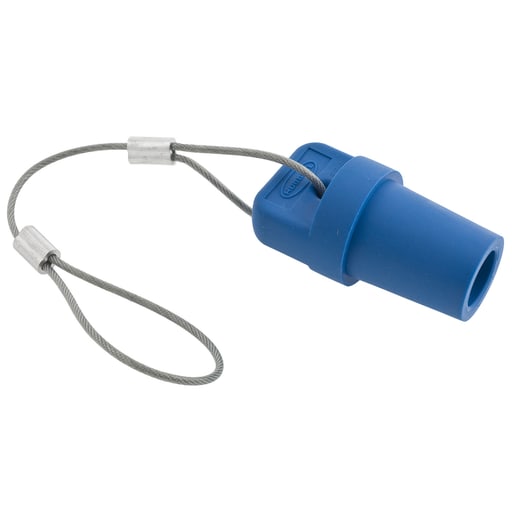 Hubbell - Hubbell HBLMCAPBL Single Pole, Male CAP, BLUE