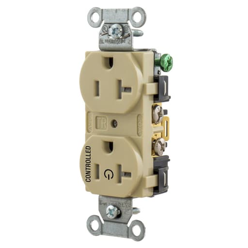 Hubbell Wiring Device - HWDK BR20C1ITR 1/2 CONTROLLED 20A 1