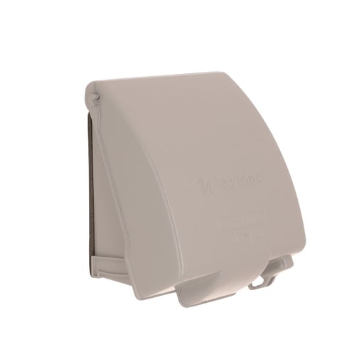 Taymac / Hubbell - Taymac MX7280S 2-Gang Weatherproof In-Use Cover, EXTRADUTY, Expandable, Vertical, 55-in-1, 3-1/2 in. Deep, Gray