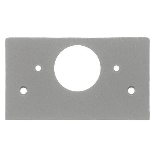 Hubbell Wiring Device - Hubbell SS2309SGYA PEDESTAL FACE PLT, 1.40" KO, GY