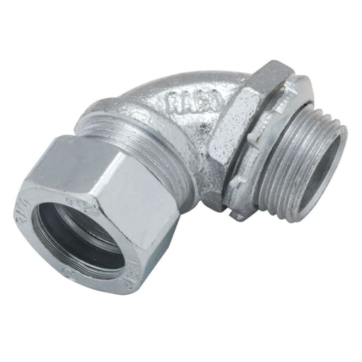 Raco Manufacturing - Raco 2072 1/2" EMT 90 Degree Short Angle Connector