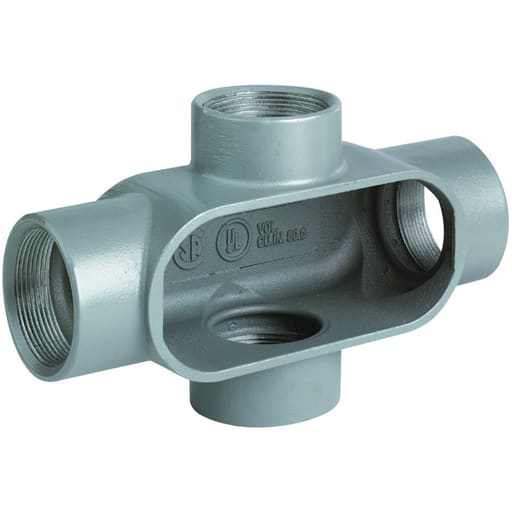 Killark - Killark X67SA 2" X Hub, Aluminum Form 7 Conduit Body,
