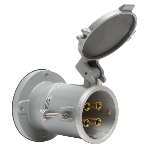 Hubbell Wiring Device - Hubbell M5200BS1R Marine PS, INS, INLT, 4P5W, 200A 600V, S1 REV
