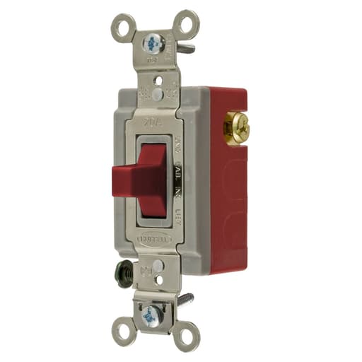 Hubbell Wiring Device - HWDK HBL1557RLV TOG SWITCH, MOM SPD