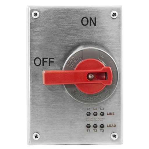 Hubbell Wiring Device - HCI HBLDS6SSRCP SS DISCONNECT, 60,