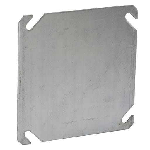 Raco Manufacturing - Raco 752 4" Steel Square Box Cover, Blank