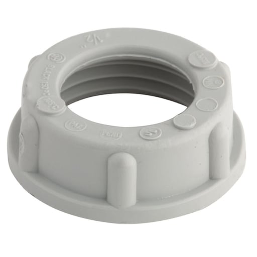 Raco Manufacturing - Raco 1406 1-1/2" Insulating Bushing, Polypropylene