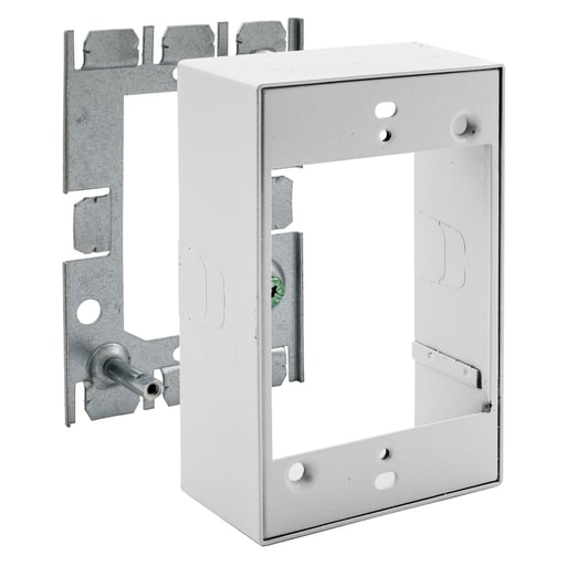 Hubbell Wiring Device - Hubbell HBL5751WA Metal Raceway, Extension Box, 1-Gang, Standard, HBL500/700/750