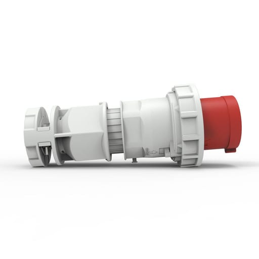 Hubbell Wiring Device - HWDK C4100P7WA PS, C-IEC, PLUG, 3P4