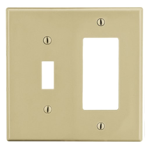 Hubbell Wiring Device - HWDK P126I WALLPLATE, 2-G, 1) TOG 1