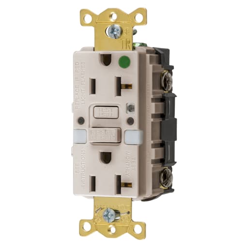 Hubbell Wiring Device - HWDK GFTRST83LANL 20A COMM HG SELFT