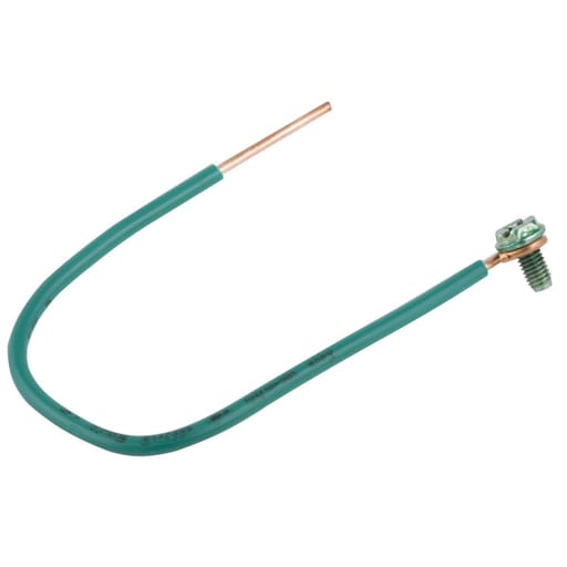 Raco Manufacturing - Raco 996 Grounding Pigtail, 8" Length, #12 Insulated Wire (25/Bundle)