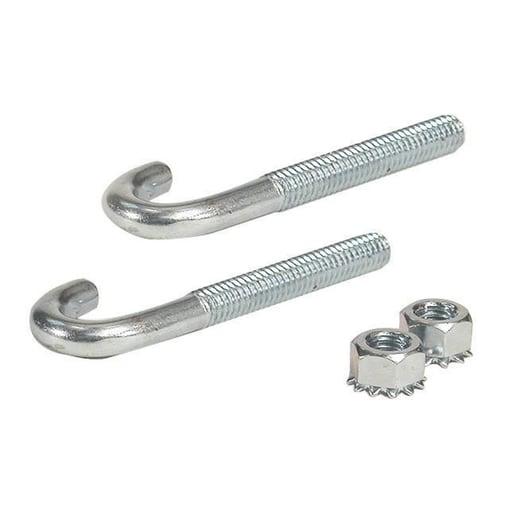 Hubbell Wiring Device - Hubbell Wiring Devices HLJB Galvanized Ladder Tray J-Bolt Kit