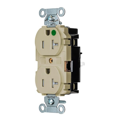 Hubbell Wiring Device - HWDK 8300STITR EDGE, PRO RCPT, HG,