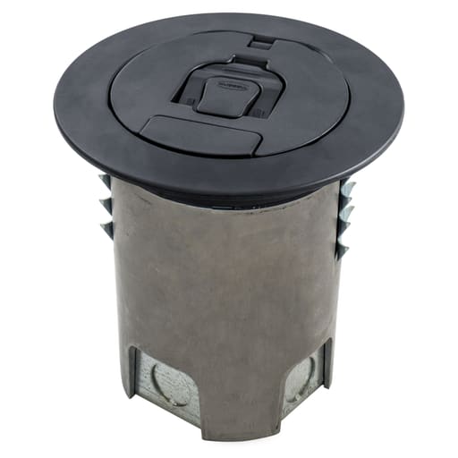 Hubbell Wiring Device - HWDK AFBS1R4BLK 4" AFB S1R4 BASE WI