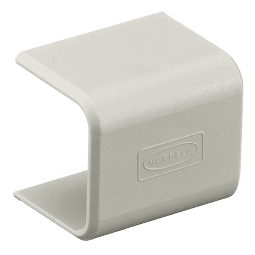 Hubbell Wiring Device - Hubbell PT1SC PT1 PremiseTrak® Non-Metallic Raceway Splice Cover, Office White