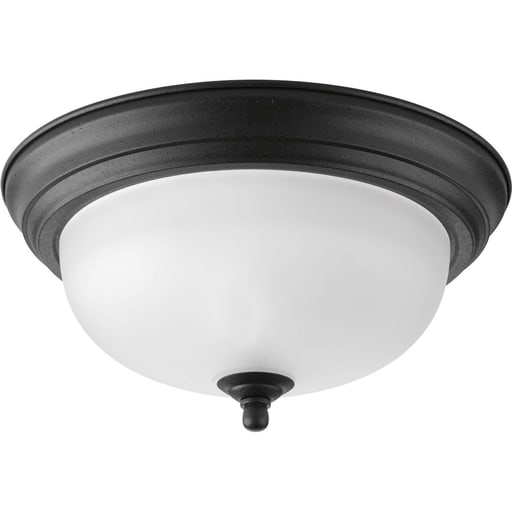 Progress Lighting - Progress P3924-80 One-Light Dome Glass 11-3/8" Close-to-Ceiling