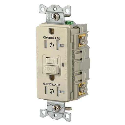 Hubbell Wiring Device - HWDK GFRTR20C2I 20A COMM ST TR GFR