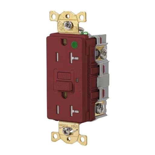Hubbell Wiring Device - HWDK GFRTW83R 20A 125VAC COMM HG TR