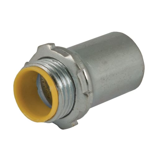 Raco Manufacturing - RACO 1993 3/4 Inch Zinc Electroplated Steel Insulated Indenter EMT Connector