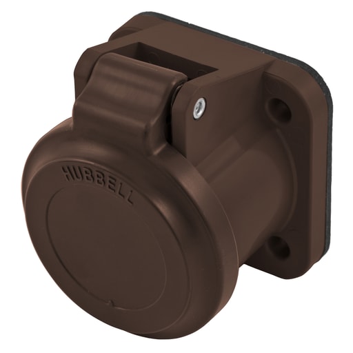 Hubbell Wiring Device - Hubbell HBLNCABN Single Pole, NON-MET COVER, BROWN