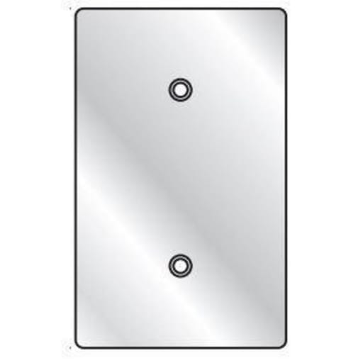 Killark - Killark 1FB FS/FD Series Fittings- Device Box Covers- Single Gang without Coating- Blank for Single Gang Boxes