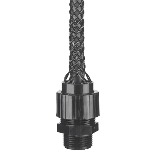 Hubbell Wiring Device - Hubbell CG816NM STR Male NM DCG, .875-.1.00", 1" w/MESH