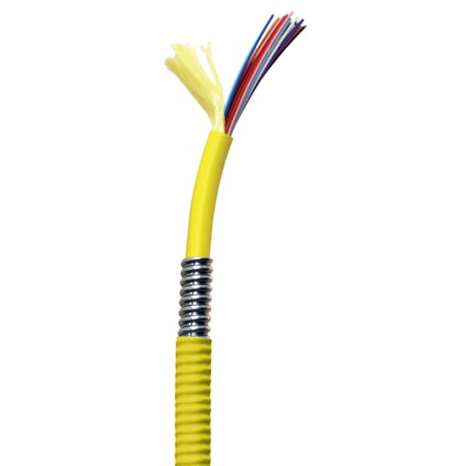 Hubbell Wiring Device - HPW HFCD15012RS CBL, FIBER,SM,12F,D