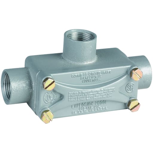 Killark - Killark XT-3 1" T Type, Aluminum X-Series Conduit Body
