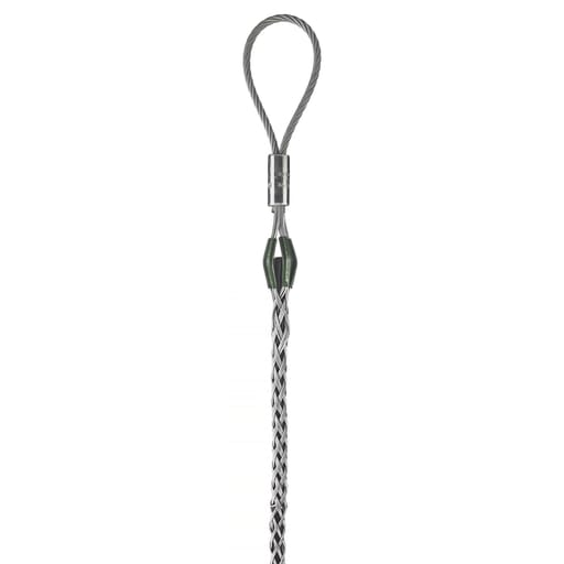 Hubbell Wiring Device - Hubbell / Kellems 03302052 Pulling Grip, Overhead Flexible Eye, 1.25"-1.49", 30,600#, Black