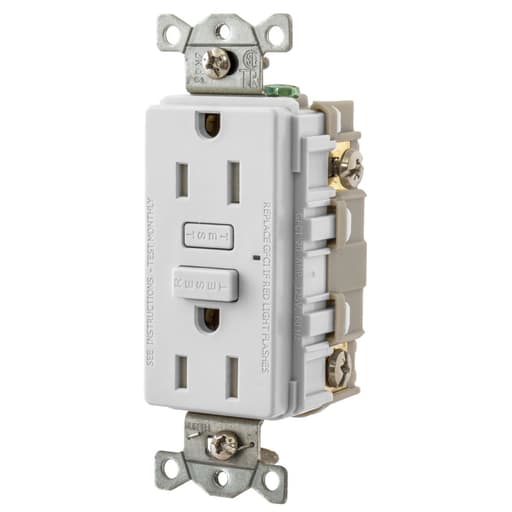 Hubbell Wiring Device - HWDK GFT15W 15A HUBBELL PRO GFR TR