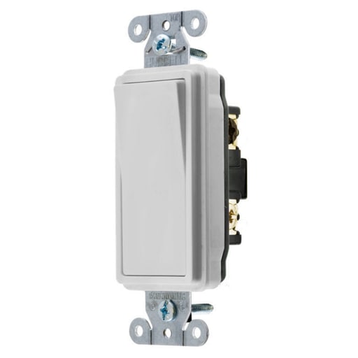 Hubbell Wiring Device - Hubbell DS320OW SWITCH, DECO SER, 3W, 20A 120/277V, OW
