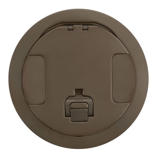 Hubbell Wiring Device - Hubbell S1R8CVRBRZ S1R FRPT 8 COVER BRONZE