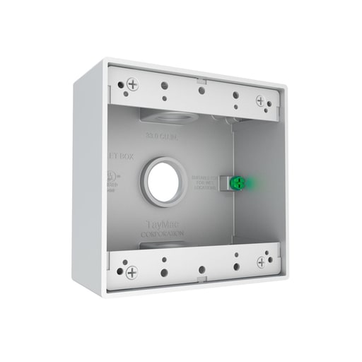 Taymac / Hubbell - RACO DB375WH 2G WP BOX (3) 3/4 IN.