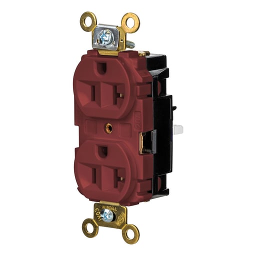 Hubbell Wiring Device - HWDK HBL5362STR EDGE, DPLX RCPT, IN