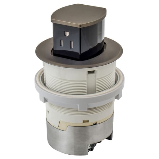 Hubbell Wiring Device - HWDK RCT200BZE 15A KIT KTCN CNTR RC