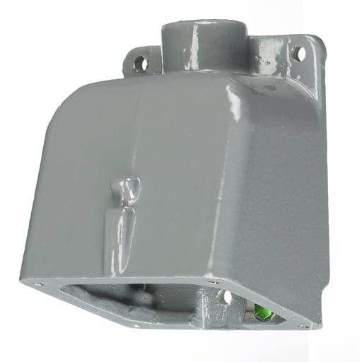 Hubbell Wiring Device - Hubbell BB201W 3/4 Inch Metallic 15 Degrees Watertight IEC Pin and Sleeve Back Box